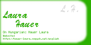 laura hauer business card